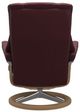 Stressless® by Ekornes® Customizable Mayfair Medium Manual Recliner and Ottoman with Signature Base-4