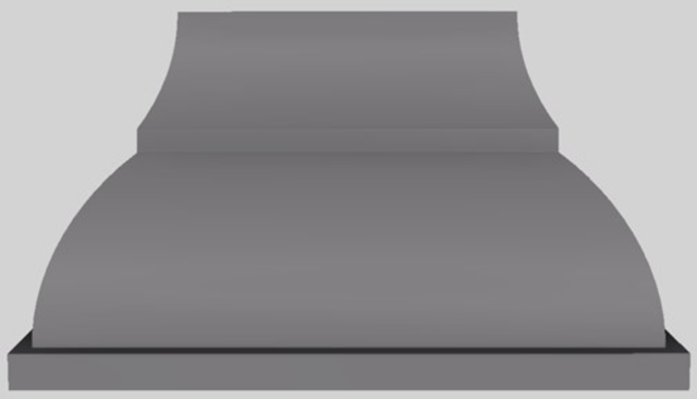 Vent-A-Hood® Designer Series 54" Gunsmoke Wall Mounted Range Hood-0