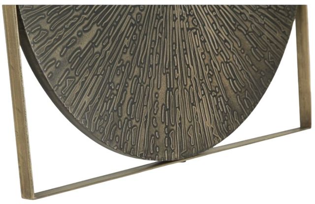 Home Trends & Design Mojave Desert Patina/Gray Septarian Wall Art -1