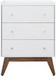 Elements International Sade White 3-Drawer Chest-1