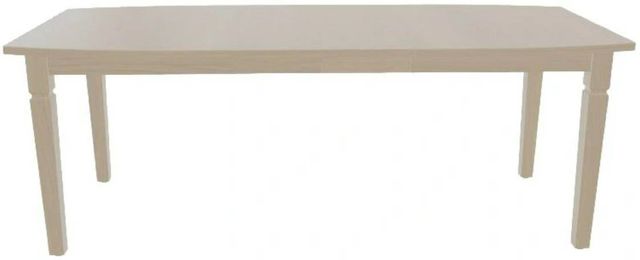 Mavin Customizable 38" Boat Extendable Dining Table with 2 Leaves-1