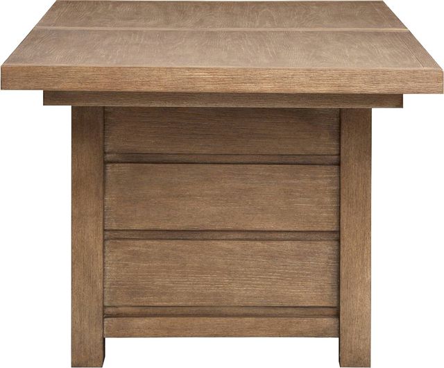 Magnussen Home® Plum Creek Sierra Brown Trestle Dining Table-4