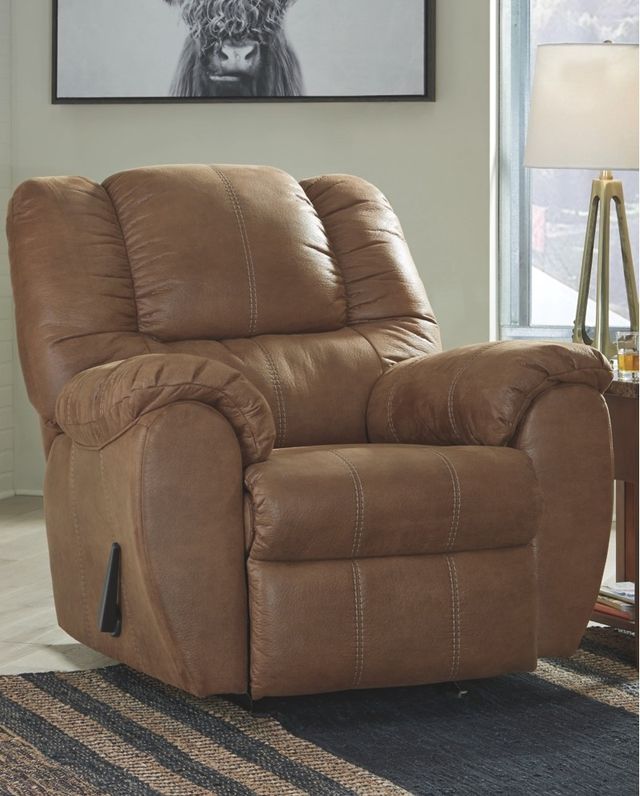 Signature Design by Ashley® McGann Saddle Manual Rocker Recliner-3