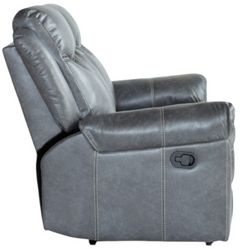 Hughes Furniture® 8692 Propaganda Graphite Manual Recliner