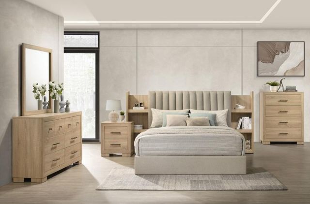Coaster® Arielle Light Oak Dresser Mirror-3