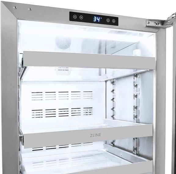 ZLINE Autograph Edition 5.2 Cu. Ft. Stainless Steel Freestanding Beverage Center-7