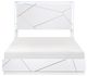 Homelegance® Orlo High Gloss White California King Panel Bed-2