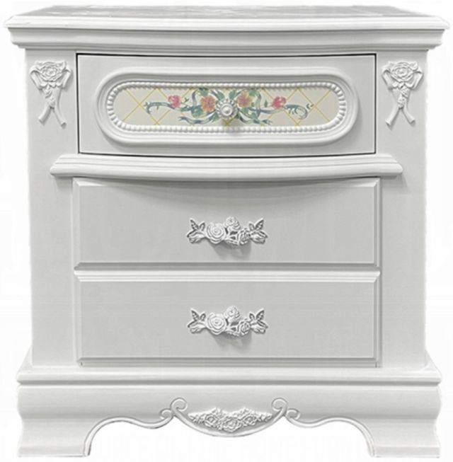 ACME Furniture Flora White Nightstand-3
