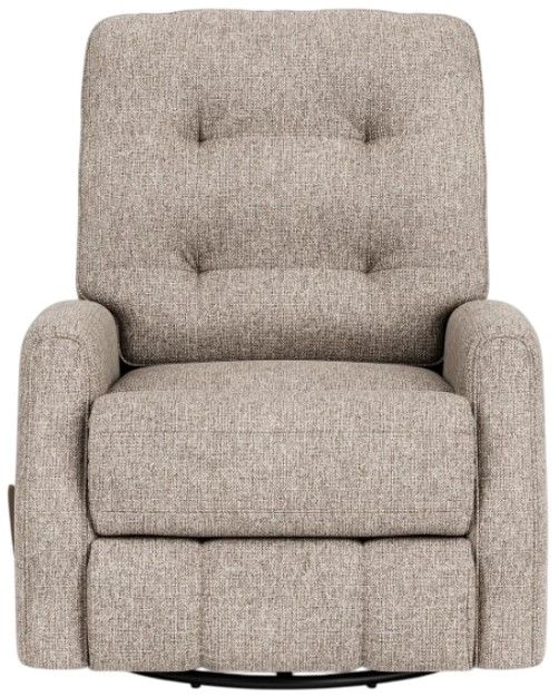 Flexsteel® Devon Silver Overcast Swivel Gliding Recliner-1