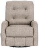 Flexsteel® Devon Silver Overcast Swivel Gliding Recliner-1