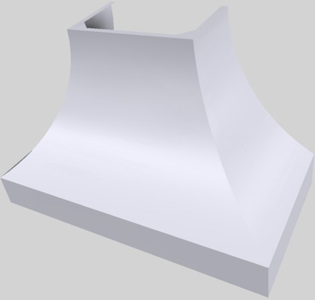 Vent-A-Hood® Designer Series 48" White Wall Mounted Range Hood-3