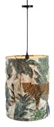 A & B Home Green/White Paper Pendant Lamp-0