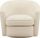 Dovetail Furniture Marin Cream Swivel Chair-1