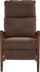 Best® Home Furnishings Customizable Ryberson Leather Power High Leg Recliner with Dark Walnut Legs-2