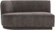 Moe's Home Collection Yoon Anthracite Left 2 Seat Chaise-0