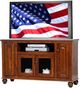 American Heartland Manufacturing Oak 57" Deluxe TV Stand-1