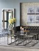 A & B Home Atelier Clear/Silver Cocktail Table-4