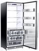 FORNO® Cologne 30 in. 18.4 Cu. Ft. Stainless Steel Built In Counter Depth Column Refrigerator-2