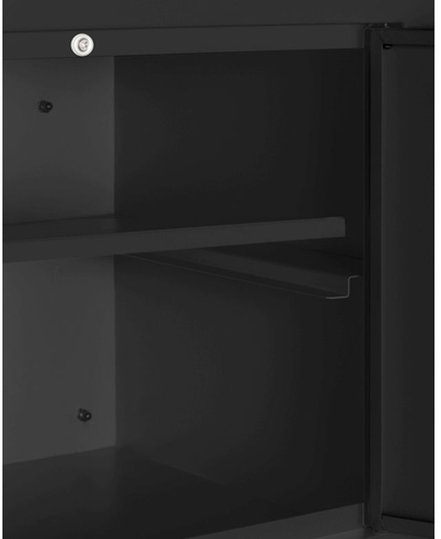 Summit 18" Jet Black Wall Cabinet-3
