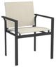 Homecrest™ Outdoor Living Customizable Allure Aluminum/Fabric Outdoor Sling Dining Stackable Arm Chair-0