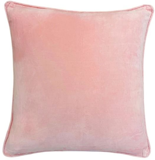 Laura Park Designs Blush Pink 22 X 22 Velvet Throw Pillow Miskelly Furniture 7434