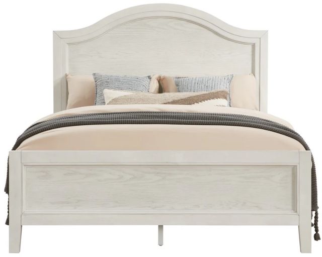 Flexsteel® Arlington Rustic White King Panel Bed-2