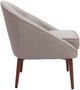 Zuo® Modern Carter Gray/Walnut Accent Chair-1