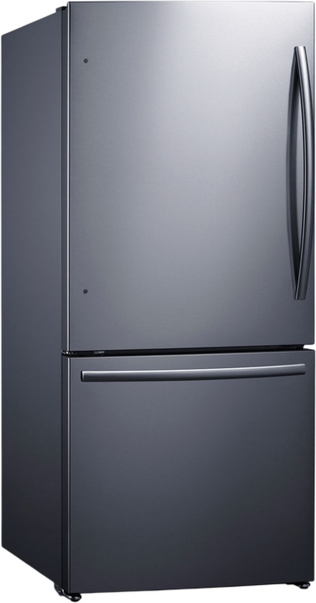 Summit® 31" 17.2 Cu. Ft. Stainless Steel Counter Depth Bottom Freezer Refrigerator-1