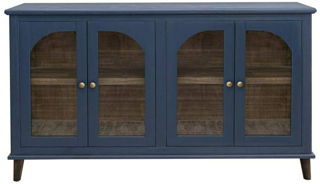 International Furniture Direct Genova Dark Blue Console-2