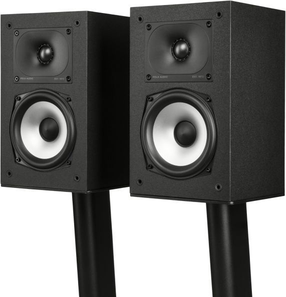 Polk Audio® Black Bookshelf Speaker-1