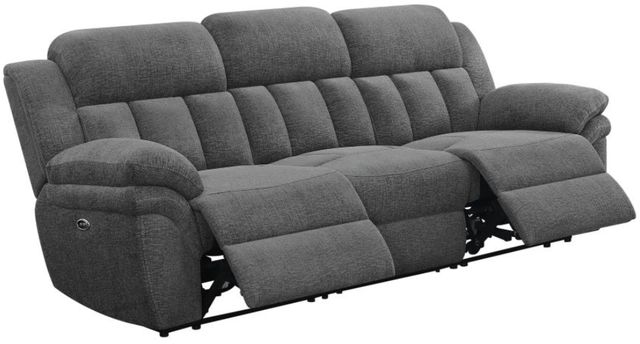 Coaster® Bahrain Charcoal Power Reclining Sofa-1