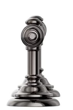 KOHLER® Artifacts® Vibrant Titanium Lever Bathroom Sink Faucet Handles-2