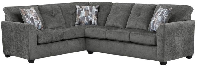 American Wholesale Furniture Galen 2-Piece Gray L-Shape Sectional-0