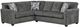 American Wholesale Furniture Galen 2-Piece Gray L-Shape Sectional-0