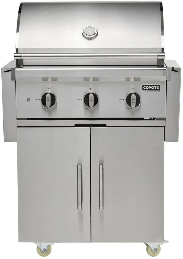 Coyote® C-Series 3-Burner Stainless Steel Freestanding Liquid Propane Grill-2