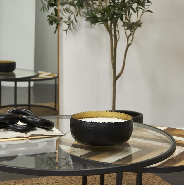 Deco Marche Cosmopolitan Black Campfire Candle-4