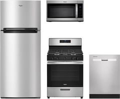 Whirlpool® 4 Piece Stainless Steel Kitchen Package