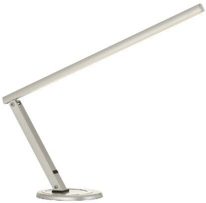 Cal® Lighting & Accessories Savona Satin Nickel Desk Lamp-0