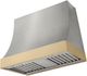 AGA Marquee 36" Stainless Steel Wall Mounted Range Hood with Brushed Brass Trim-0