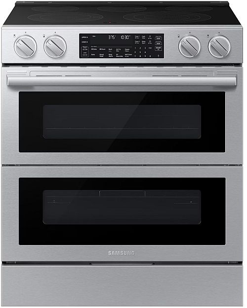 Samsung 30" Silver Slide-In Electric Range with Air Fry Max-2