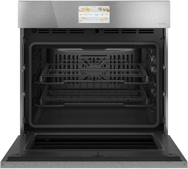 Café™ Minimal Series 30" Platinum Glass Built In Convection Single Electric Wall Oven-2