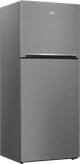 Beko 28" 13.6 Cu. Ft. Fingerprint-Free Stainless Steel Counter Depth Top Freezer Refrigerator-2