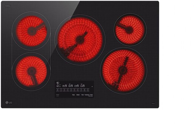 LG 30" Black Smart Electric Cooktop-2