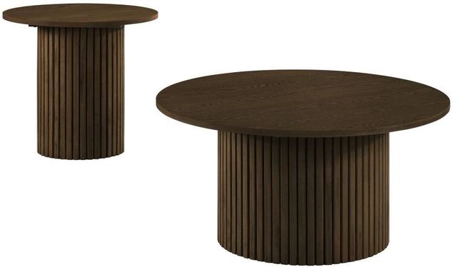 Coaster® Hamlyn 2-Piece Walnut Occasional Table Set-0