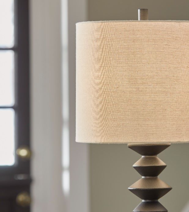 Signature Design by Ashley® Luanndon Black Buffet Lamp-1