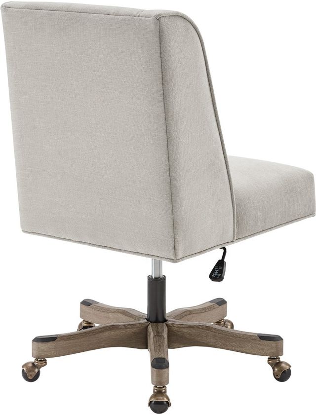 Linon Draper Natural Office Chair-3
