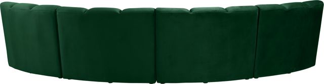 Meridian Furniture Infinity 4-Piece Green Velvet Modular Sectional-3