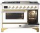 Ilve® Majestic II 48" Custom RAL Color Pro Style Dual Fuel Range-3