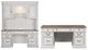 Liberty Furniture Magnolia Manor 5-Piece Antique White/Weathered Bark Desk Set-0