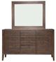 Michael Amini® Carrollton Rustic Ranch Sideboard and Mirror-2